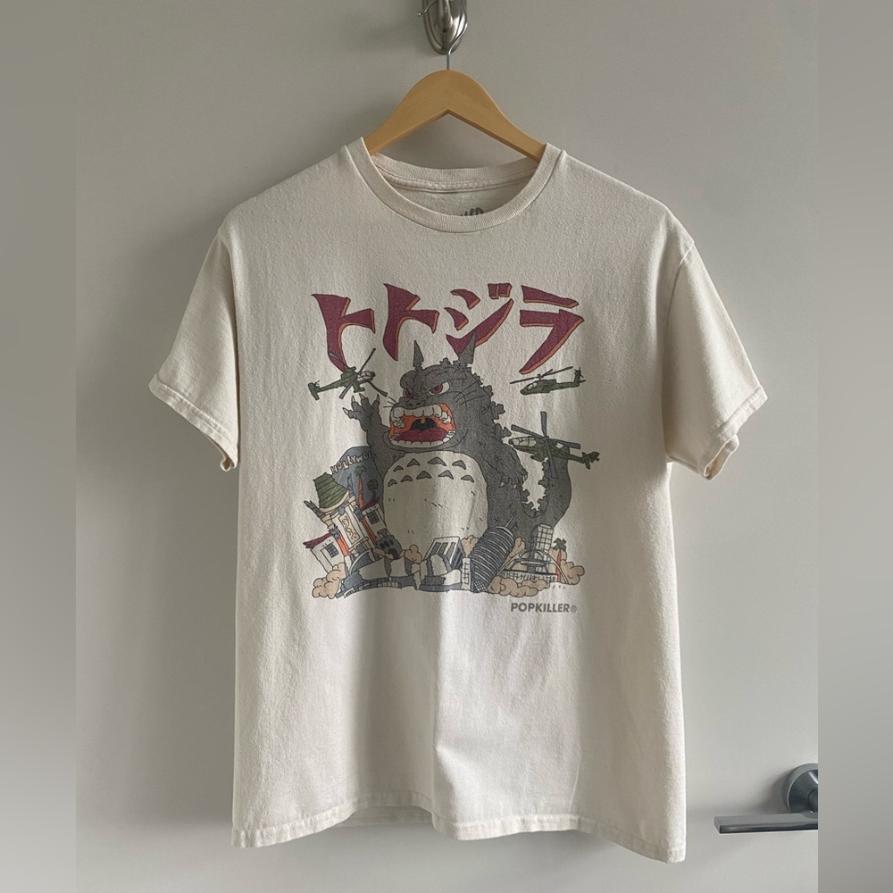 Popkiller Totozilla Youth T-shirt Natural